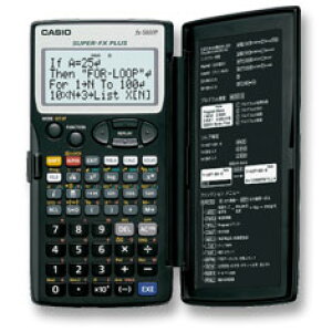 CASIO(JVIvZ@)ydzvO֐d 128̌ 10 407֐ fx-5800Pysmtb-MSz