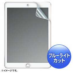 サンワサプライiPadPro用ブルーライトカット液晶保護指紋防止光沢フィルムLCD-IPPBC