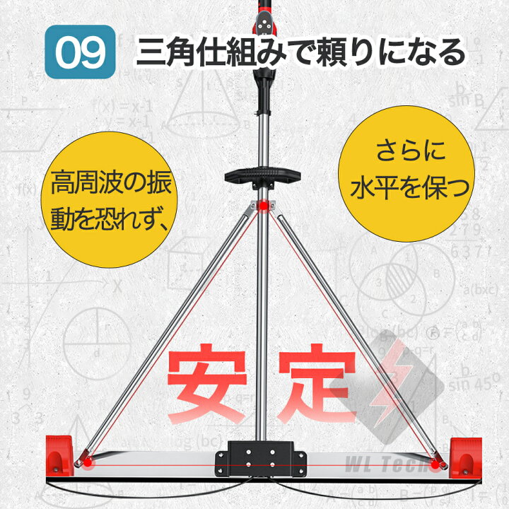 楽天市場】電動スクリード 土間 コンクリート 高周波振動 仕上げツール 