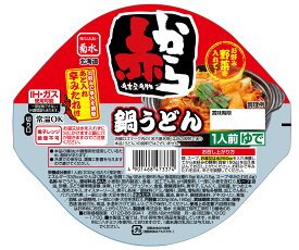 赤から鍋うどん辛みたれ付1人前　1ケース12個【常温配送品】北海道 名店 鍋うどん 菊水 内祝い グルメ お取り寄せ 本品はIH（電磁調理器）・ガス使用可能です。※一部加熱できないIH調理器もあります