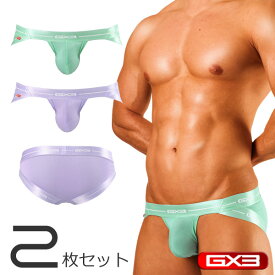 【2枚パンツセット】GX3/ジーバイスリー FIRST CLASS ペールカラー ジョックブリーフパンツ