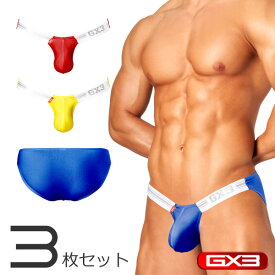 【3枚パンツセット】GX3/ジーバイスリー GLOSS SPORTS ストラップ ビキニ