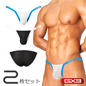 【2枚パンツセット】GX3/ジーバイスリー AIRSKIN ホワイト スパイシービキニ