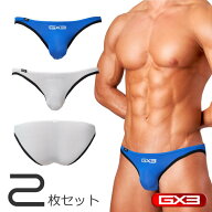 【2枚パンツセット】GX3/ジーバイスリー PRIME SKIN BLUE Vビキニ