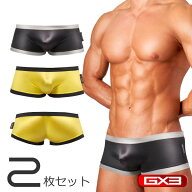 【2枚パンツセット】GX3/ジーバイスリー SHINE PLUS シームレス スーパーローライズボクサー
