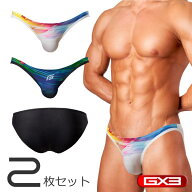 【2枚パンツセット】GX3/ジーバイスリー GLOSS NEON GRAPHIC ウルトラVビキニ#NP15