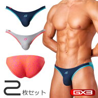 【2枚パンツセット】GX3/ジーバイスリー GLOSS NEON ウルトラVビキニ#NP15