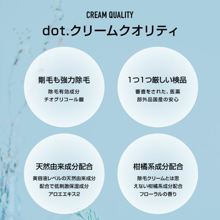 楽天市場】除毛クリーム メンズ dot （ユニセックス） 5本セット+1本 