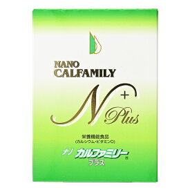 ナノカルファミリー プラス レモン味 30包 カルシウム590mg配合 ビタミンD入り 骨サポート 栄養補助食品