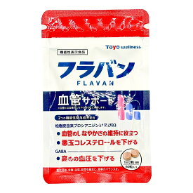 フラバン 東京ウェルネス 60粒 機能性表示食品 プロシアニジンB1 B3配合 悪玉コレステロールを下げる 血管サポート サプリメント 健康食品