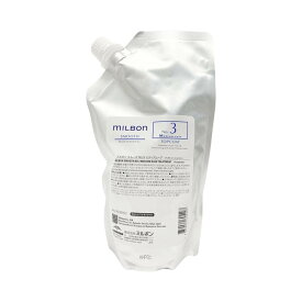 グローバル ミルボン No.3 トップコートミディアムヘア 600g レフィル Global Milbon