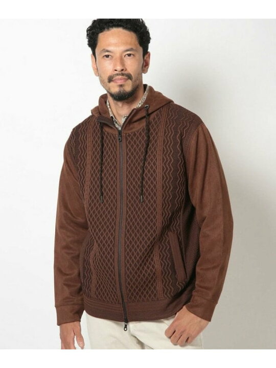 楽天市場】【SALE／30%OFF】ニットコンビパーカ MEN