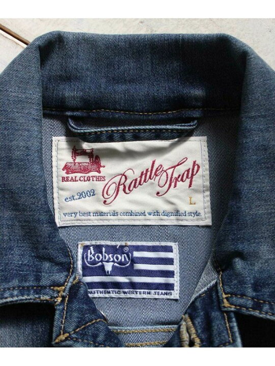 楽天市場】【SALE／50%OFF】BOBSON別注 Gジャン RATTLE TRAP メンズ 