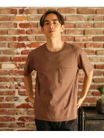 【SALE／70%OFF】ソフトスムース半袖Tシャツ UNION STATION メンズ ビギ トップス カットソー・Tシャツ ベージュ ブラック ブルー グリーン ホワイト ブラウン グレー【RBA_E】[Rakuten Fashion]