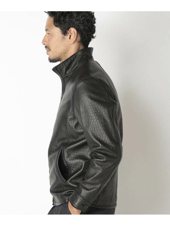 楽天市場】【SALE／50%OFF】クロム型押しラムレザージャケット MEN