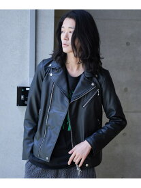 【SALE／10%OFF】SHEEP LEATHER/シープレザー ダブルライダースジャケット RATTLE TRAP メンズ ビギ ジャケット・アウター ブルゾン・ジャンパー ブラック【RBA_E】【送料無料】[Rakuten Fashion]