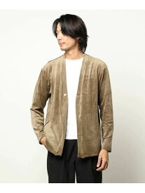 【SALE／50%OFF】リップルベロアカットソー UNION STATION メンズ ビギ トップス カットソー・Tシャツ ブラック グレー【RBA_E】[Rakuten Fashion]