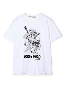 �yTHE CULTURE CODE x Klaus Voormann x MEN'S BIGI �z �ʒ��v�����gT�V���c��Abbey Road�� MEN'S BIGI �����Y �r�M �g�b�v�X �J�b�g�\�[�ET�V���c �z���C�g �u���b�N�y���������z[Rakuten Fashion]
