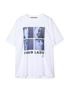 �yTHE CULTURE CODE x Klaus Voormann x MEN'S BIGI �z�ʒ��v�����gT��Four Lads�� MEN'S BIGI �����Y �r�M �g�b�v�X �J�b�g�\�[�ET�V���c �z���C�g �u���b�N�y���������z[Rakuten Fashion]