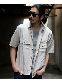 【SALE／60%OFF】CPO半袖シャツ RATTLE TRAP メンズ ビギ トップス シャツ・ブラウス グレー ブラック ベージュ【RBA_E】[Rakuten Fashion]