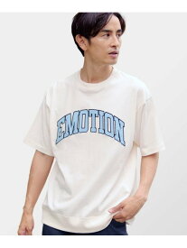 【SALE／50%OFF】ヘビーウェイトカレッジTシャツ UNION STATION メンズ ビギ トップス カットソー・Tシャツ ホワイト グレー ブルー【RBA_E】[Rakuten Fashion]