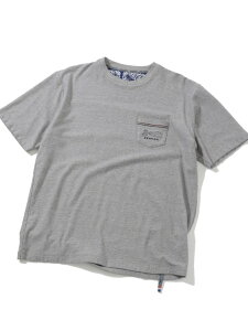 �ySALE�^50%OFF�z�yDENHAM/�f���n���z�I�[�K�j�b�N �~�j�p�C���|�P�b�gT�V���c MEN'S BIGI �����Y �r�M �g�b�v�X �J�b�g�\�[�ET�V���c �u���[ �O���[ �z���C�g�yRBA_E�z�y���������z[Rakuten Fashion]