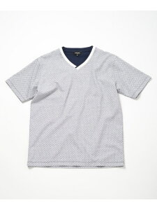 �ySALE�^40%OFF�z�c��W���J�[�hV�l�b�NT�V���c MEN'S BIGI �����Y �r�M �g�b�v�X �J�b�g�\�[�ET�V���c �u���[ �l�C�r�[ �z���C�g�yRBA_E�z�y���������z[Rakuten Fashion]