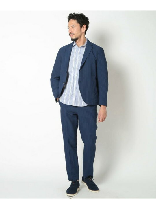 楽天市場】【SALE／30%OFF】【COOL MAX】サッカーストライプテーラード  