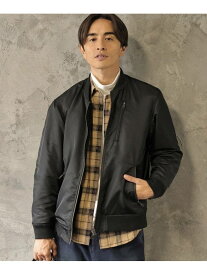 【SALE／50%OFF】【2WAY仕様】リバーシブルMA-1 UNION STATION メンズ ビギ ジャケット・アウター ブルゾン・ジャンパー カーキ ブラック【RBA_E】【送料無料】[Rakuten Fashion]