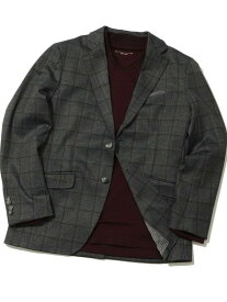 【SALE／20%OFF】【ACTIVE TAILOR】エクストラTRジャージプリントジャケット MEN'S BIGI メンズ ビギ ジャケット・アウター テーラードジャケット・ブレザー ネイビー グレー【RBA_E】【送料無料】[Rakuten Fashion]