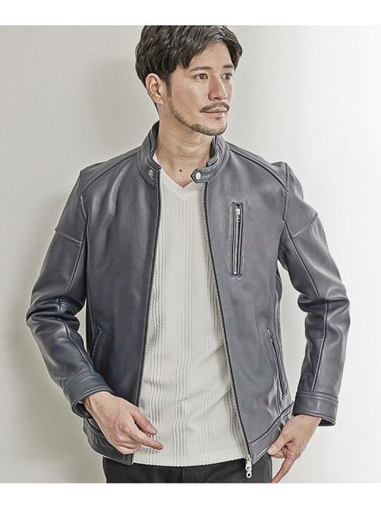 楽天市場】【SALE／50%OFF】シングルライダースレザージャケット UNION 