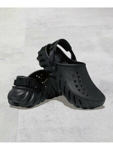 �ySALE�^30%OFF�z�yCROCS/�N���b�N�X�zECHO CLOG FUSE �����Y �r�M �V���[�Y�E�C �T���_�� �u���b�N�yRBA_E�z�y���������z[Rakuten Fashion]