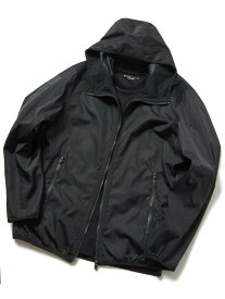 【SALE／50%OFF】＜H.I.P. by SOLIDO/エイチアイピー バイ ソリード別注＞ナイロンフーデッドブルゾン made in japan MEN'S BIGI メンズ ビギ ジャケット・アウター ブルゾン・ジャンパー ブラック【RBA_E】【送料無料】[Rakuten Fashion]