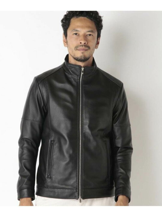 楽天市場】【SALE／20%OFF】【俳優 渡部篤郎さん着用】ラムレザー 