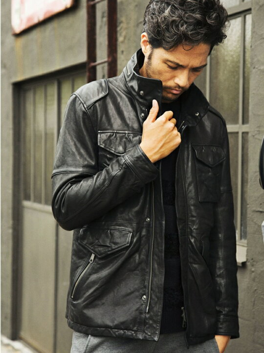 楽天市場】【SALE／50%OFF】M-65 type レザージャケット RATTLE TRAP 