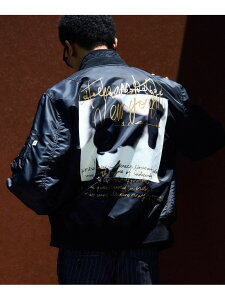 �yTODAY edition x VALLEY APPAREL�z�O���t�B�b�N�v�����gL-2B�u���]�� MEN'S BIGI �����Y �r�M �W���P�b�g�E�A�E�^�[ �u���]���E�W�����p�[ �u���b�N�y���������z[Rakuten Fashion]