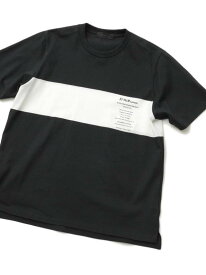 【SALE／50%OFF】＜H.I.P. by SOLIDO/エイチアイピー バイ ソリード＞別注 高機能Tシャツ made in japan MEN'S BIGI メンズ ビギ トップス カットソー・Tシャツ ブラック ホワイト【RBA_E】【送料無料】[Rakuten Fashion]