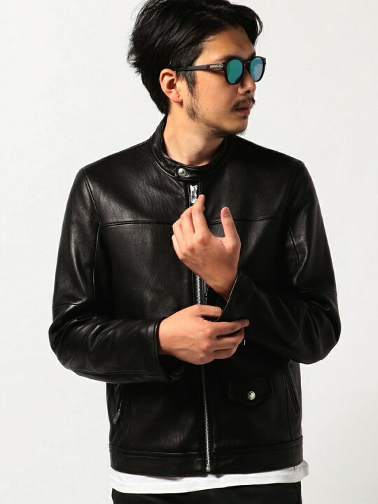 楽天市場】【SALE／65%OFF】GARNI別注レザーシングルライダース 