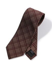 【TIE YOUR TIE/タイユアタイ】ヴィンテージチェック柄ネクタイ MEN'S BIGI メンズ ビギ スーツ・フォーマル ネクタイ・蝶ネクタイ ワインレッド ブルー【送料無料】[Rakuten Fashion]