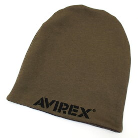 送料無料 AVIREX アビレックス リバーシブル スウェット ビーニー ワッチ キャップ 無地 男女兼用 男性用 女性用 ユニセックス　メンズファッション 小物 通販 新作 人気 おしゃれ 春 夏 MC ゆうパケ