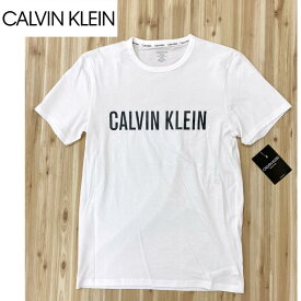 送料無料 Calvin Klein カルバンクライン CK ロゴプリント クルーネック 半袖Tシャツ 綿100％ コットン トップス メンズ ブランド MC ゆうパケ