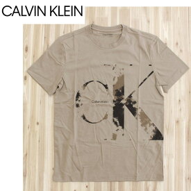 送料無料 Calvin Klein カルバンクライン CK モノグラムロゴ クルーネック 半袖Tシャツ トップス メンズ ブランド MC ゆうパケ