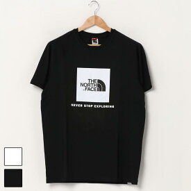 送料無料 THE NORTH FACE MENS TEE ザ ノースフェイス Tシャツ スクエアロゴ クルーネック 半袖 Tシャツ コットン おしゃれ 春 夏 服 MC ゆうパケ