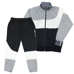 送料無料 ゴルフウェア メンズ セットアップ 上下セット ジャケットブルゾン ロゴ 切替 ゴルフパンツ ジャージスウェット イージーパンツ ジップアップ 春夏 新作 おしゃれ MC