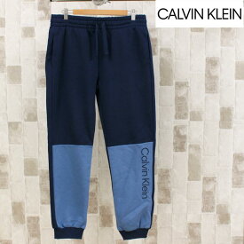 送料無料 Calvin Klein カルバンクライン CK カラーブロック ロゴスウェットパンツ 裏起毛 イージーパンツ ルームウェア ボトムスパンツ ロングパンツ スウェットパンツ メンズ ブランド MC