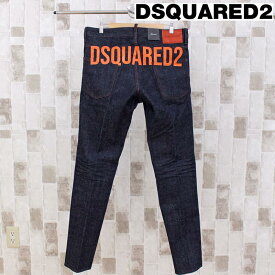 送料無料 DSQUARED2 ディースクエアード DSQ2 バックロゴボタンフライデニムパンツ COOL GUY FIT JEANS MC