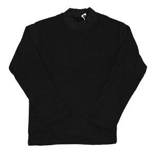 送料無料 ゴルフウェア メンズ インナー 長袖Tシャツ 暖か微起毛 アンダーウェア タートルネック ハイネック ストレッチ 防寒 カットソー 秋冬 おしゃれ MC ゆうパケ