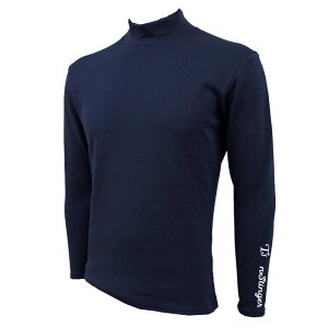 送料無料 ゴルフウェア メンズ ハイネック 暖 裏起毛 ボアヒート インナーウォーム インナーシャツ アンダーウェア シャギー フリース nStinger ストレッチ 防寒 ロングTシャツ 長袖 カットソ