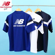 送料無料 New Balance GOLF ニューバランスゴルフ ゴルフウェア メンズ モックネック トップス 半袖 ロゴ…