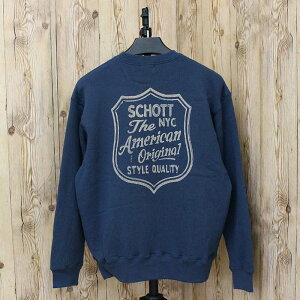 �������� Schott �V���b�g SHIELD CREW KNIT SWEAT 782-6132002 �V�[���h �N���[ �j�b�g�X�E�F�b�g �g���[�i�[ ���� �g�b�v�X �����Y �u�����h
